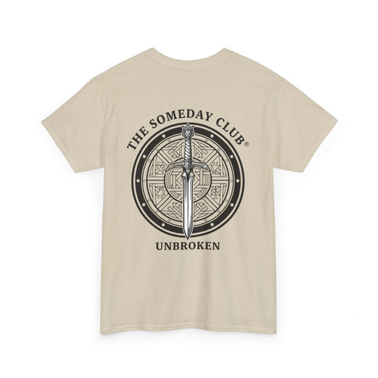 The Someday Club™ - Sword and Shield - Unisex Heavy Cotton Tee