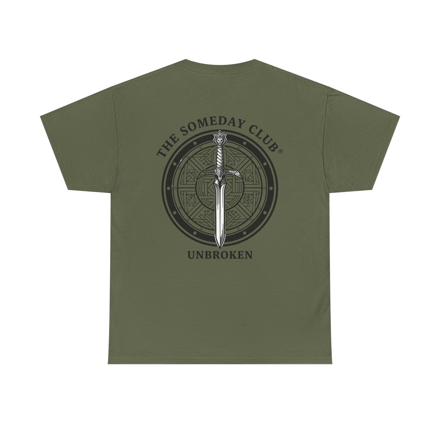 The Someday Club™ - Sword and Shield - Unisex Heavy Cotton Tee