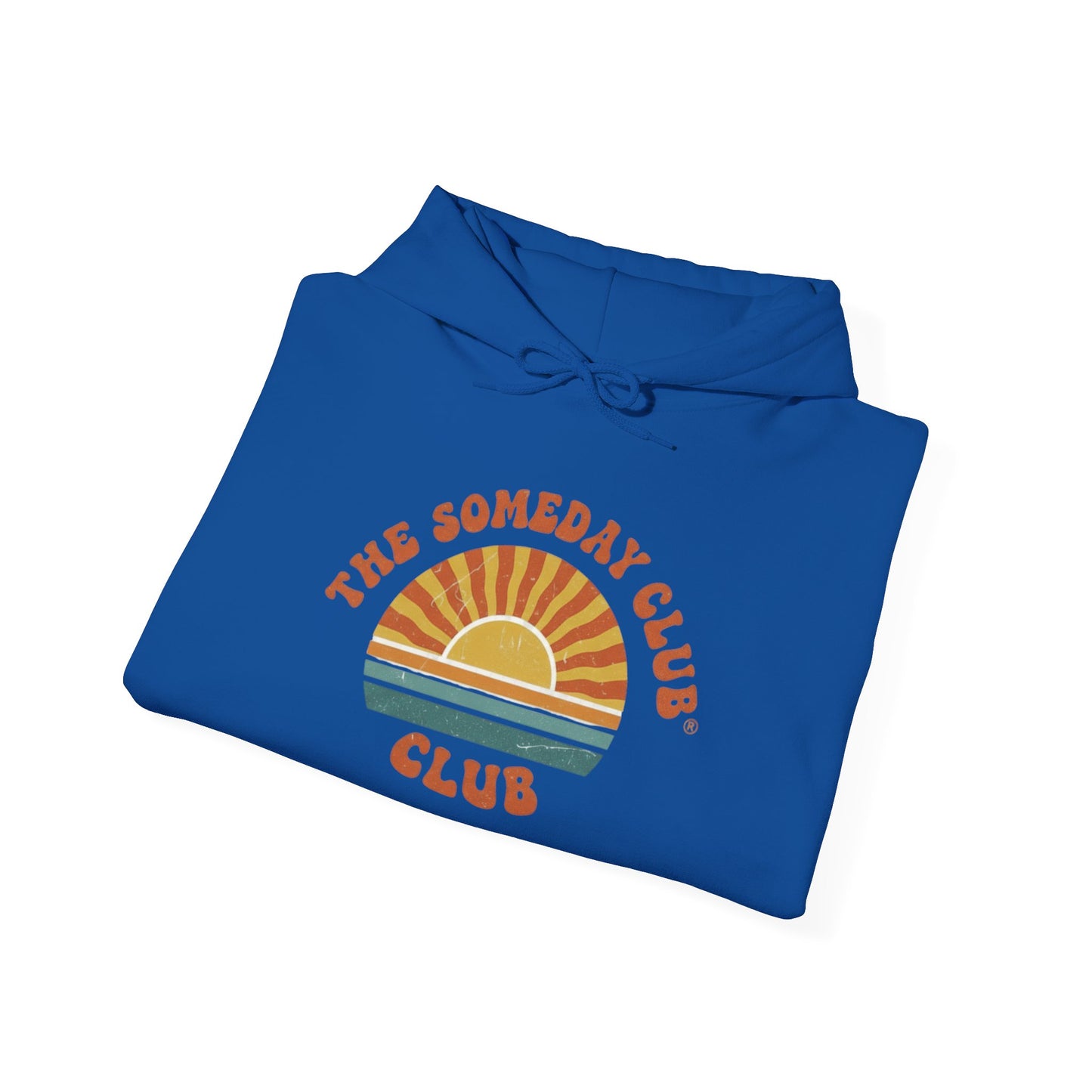 The Someday Club™ Retro, Unisex Heavy Blend™ Hooded Sweatshirt