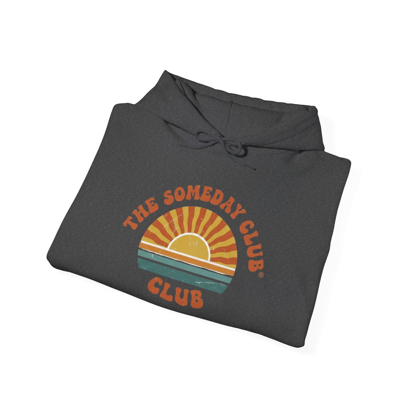 The Someday Club™ Retro, Unisex Heavy Blend™ Hooded Sweatshirt