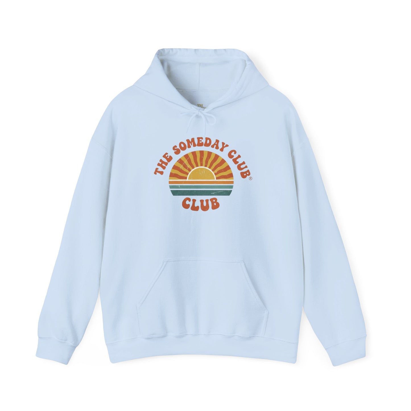 The Someday Club™ Retro, Unisex Heavy Blend™ Hooded Sweatshirt