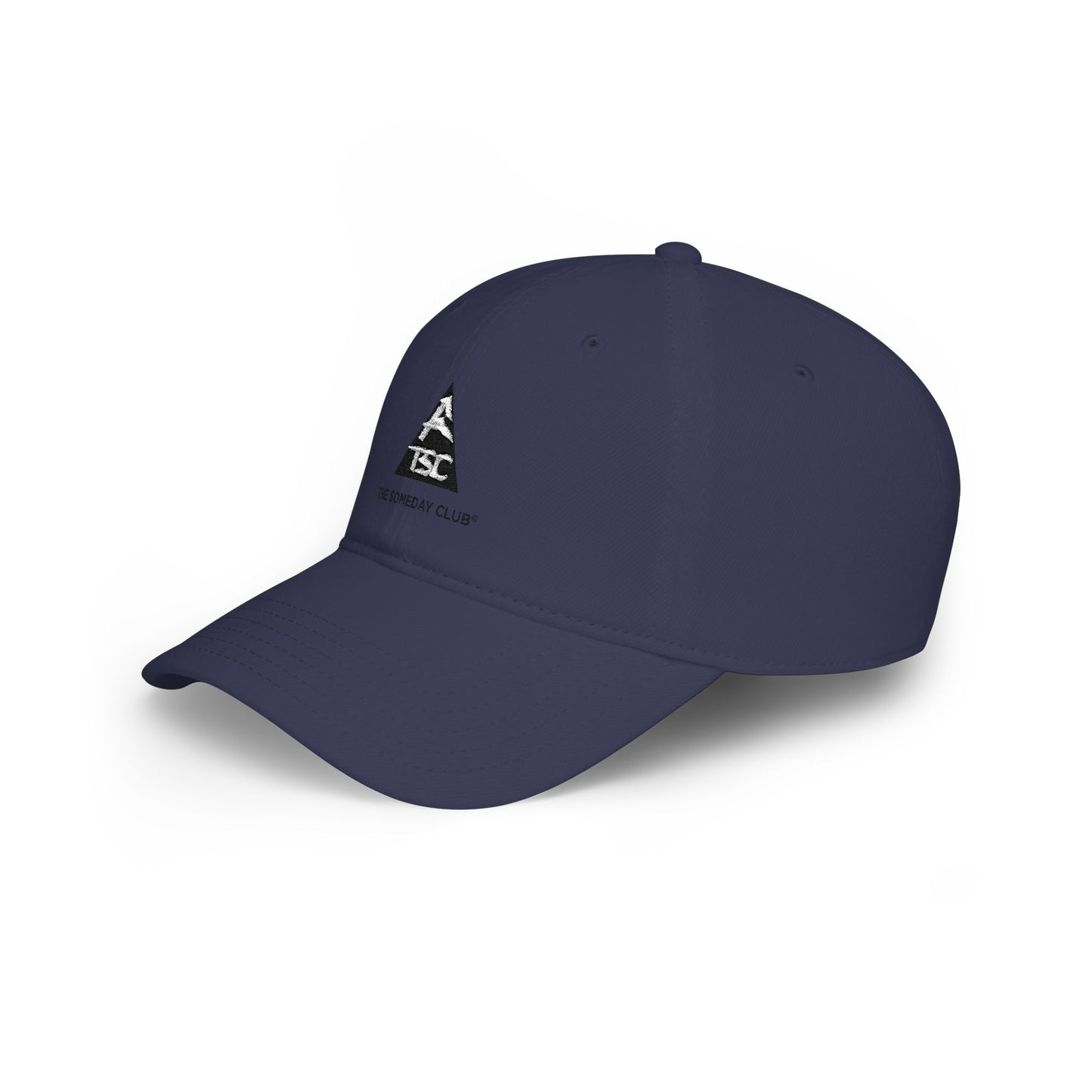 The Someday Club - Low Profile Baseball Cap – Minimal Triangle Logo Dad Hat
