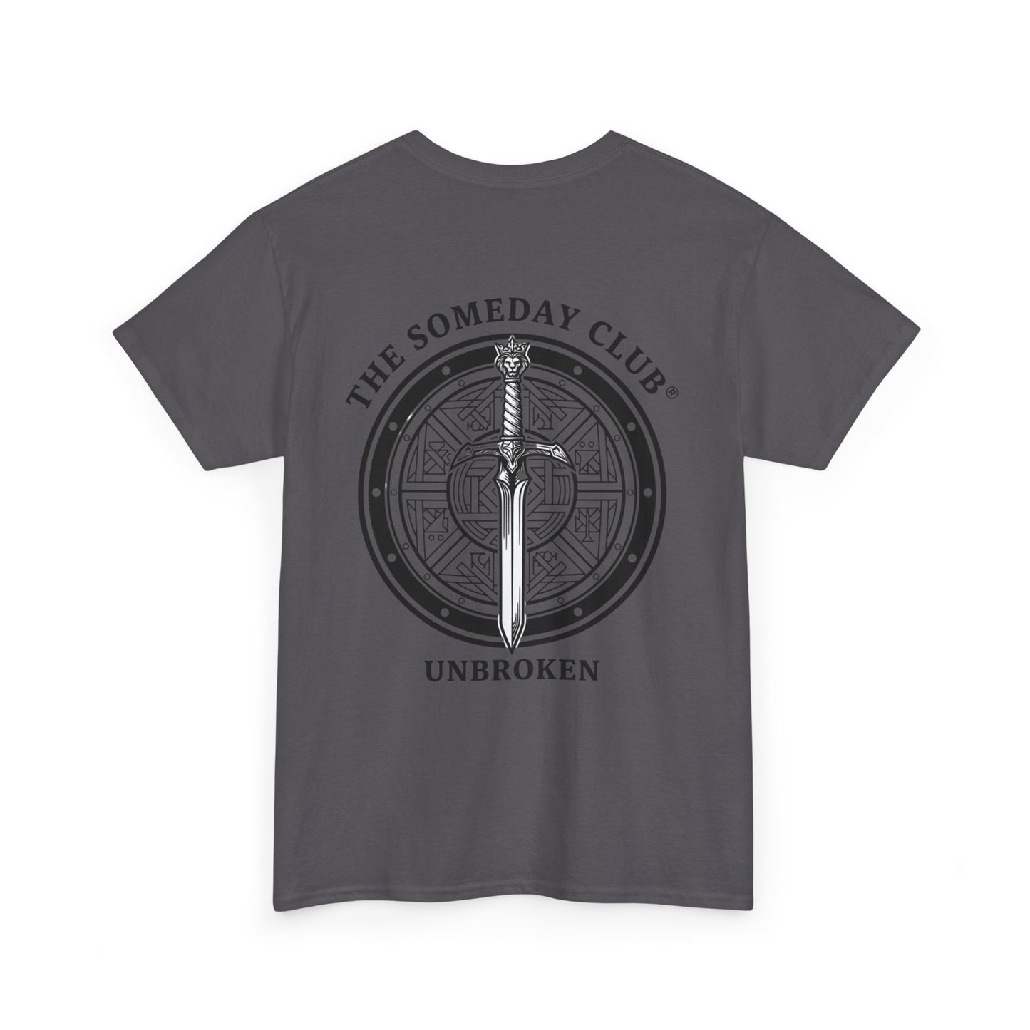 The Someday Club™ - Sword and Shield - Unisex Heavy Cotton Tee