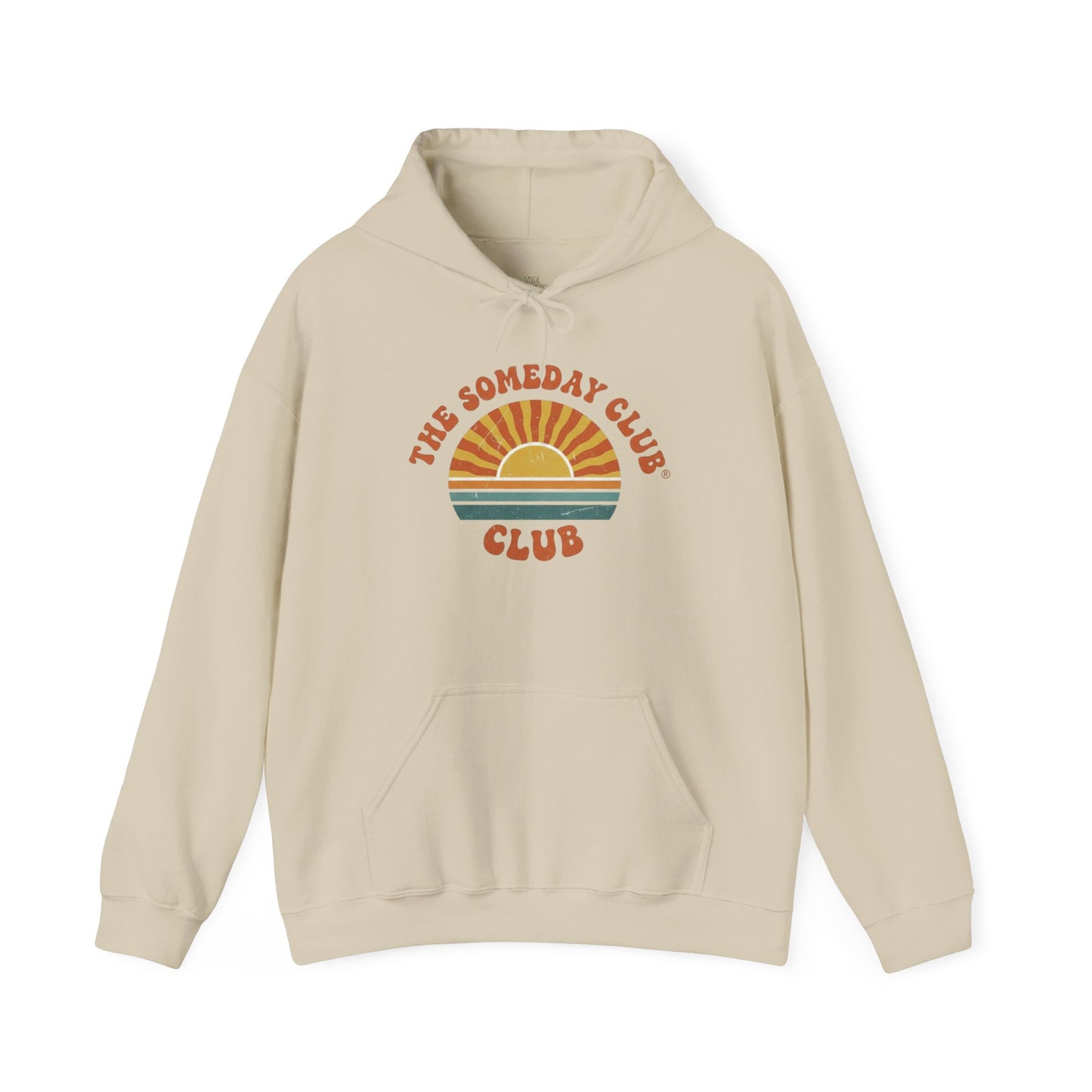 The Someday Club™ Retro, Unisex Heavy Blend™ Hooded Sweatshirt