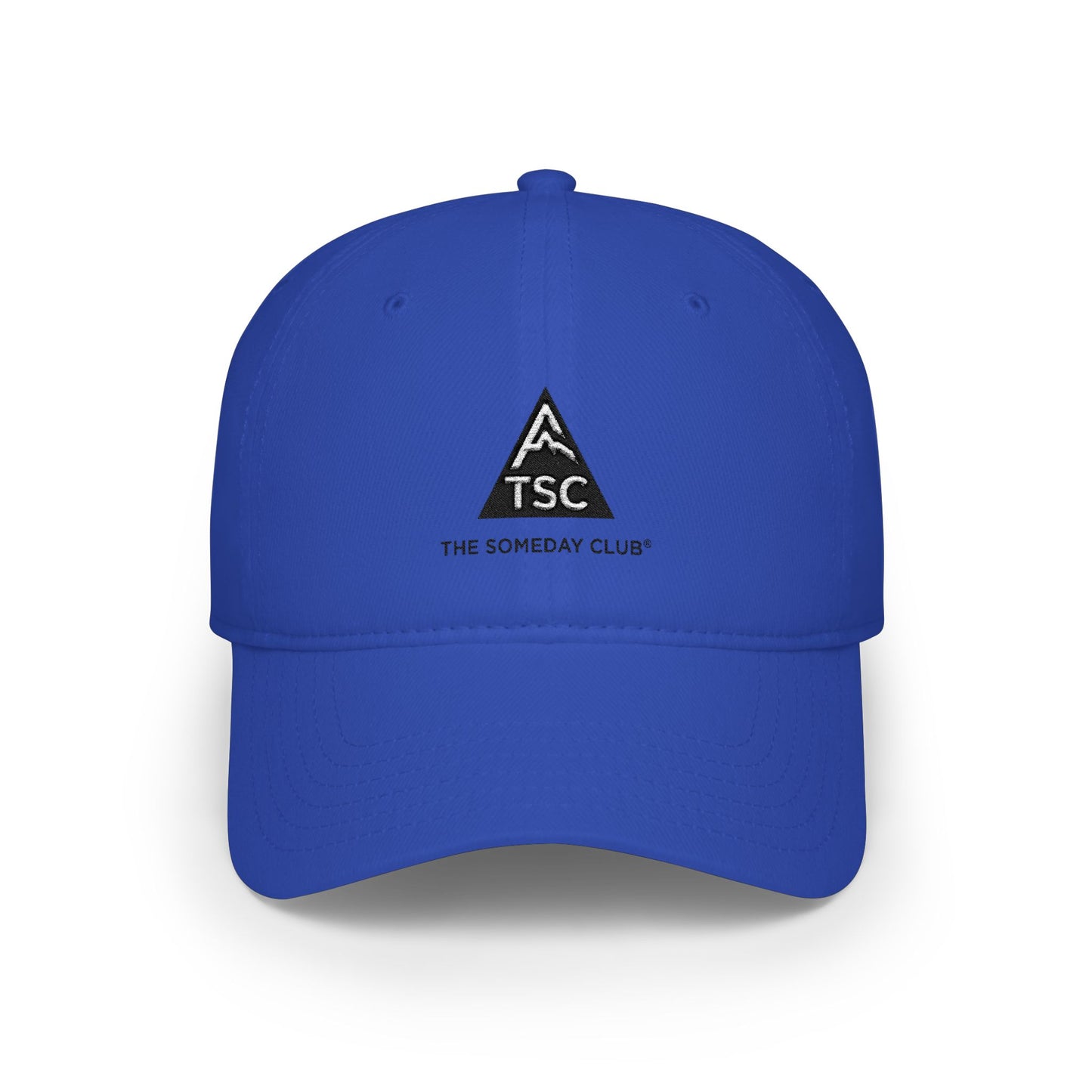 The Someday Club - Low Profile Baseball Cap – Minimal Triangle Logo Dad Hat