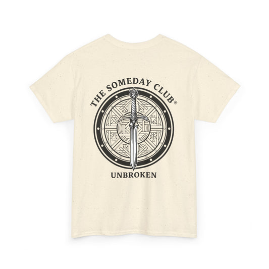 The Someday Club™ - Sword and Shield - Unisex Heavy Cotton Tee