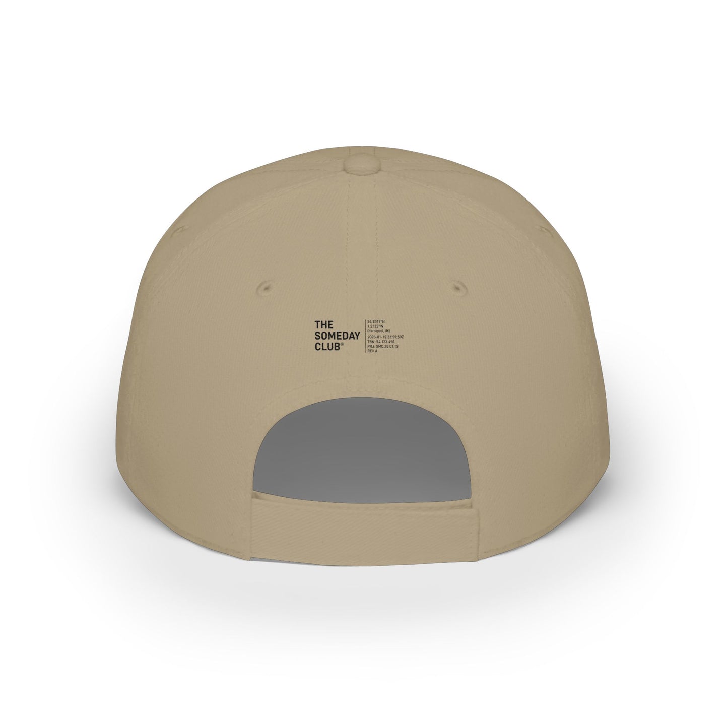 The Someday Club - Low Profile Baseball Cap – Minimal Triangle Logo Dad Hat