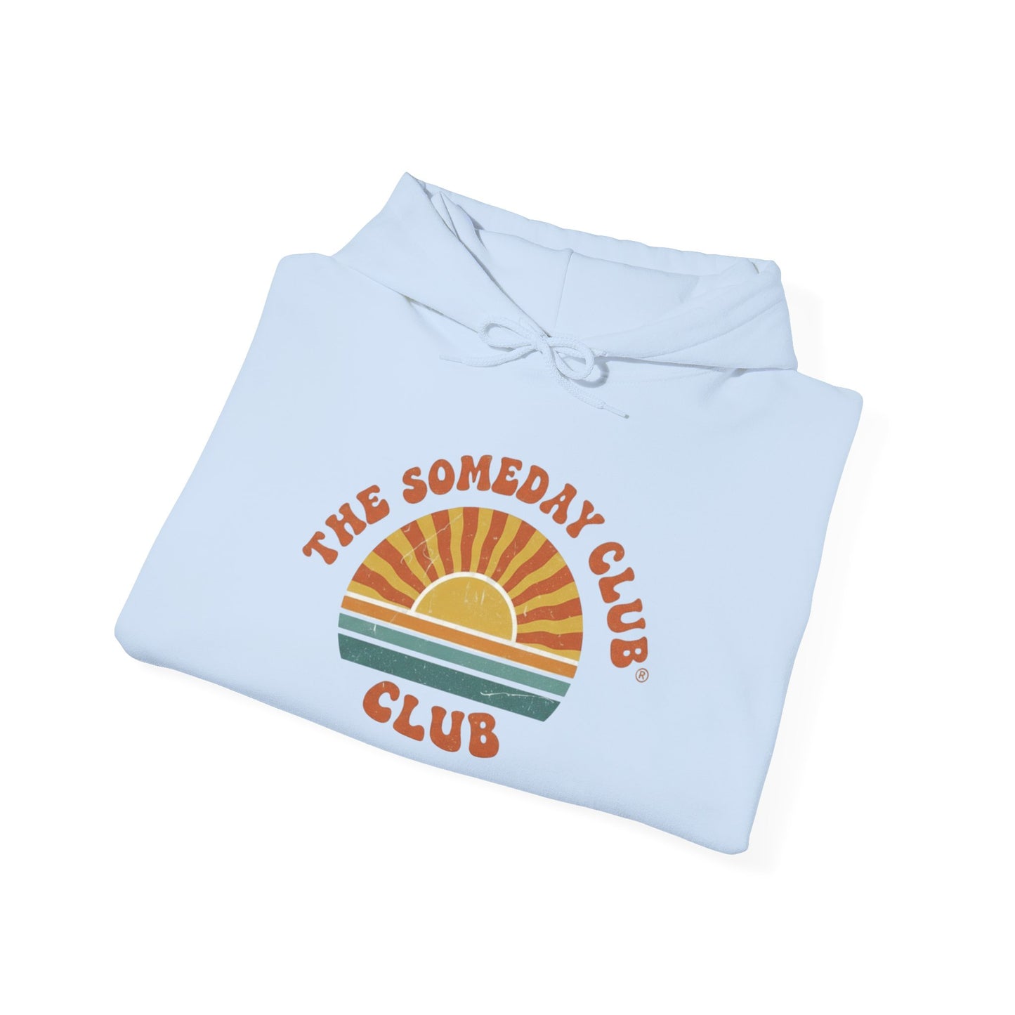 The Someday Club™ Retro, Unisex Heavy Blend™ Hooded Sweatshirt