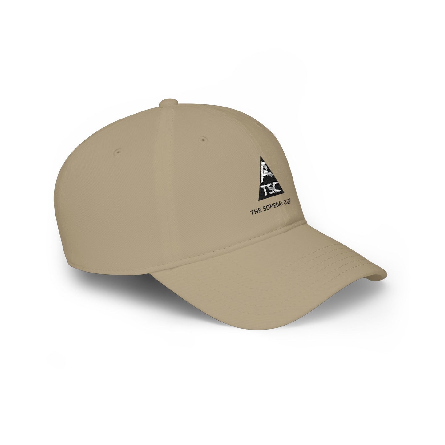 The Someday Club - Low Profile Baseball Cap – Minimal Triangle Logo Dad Hat