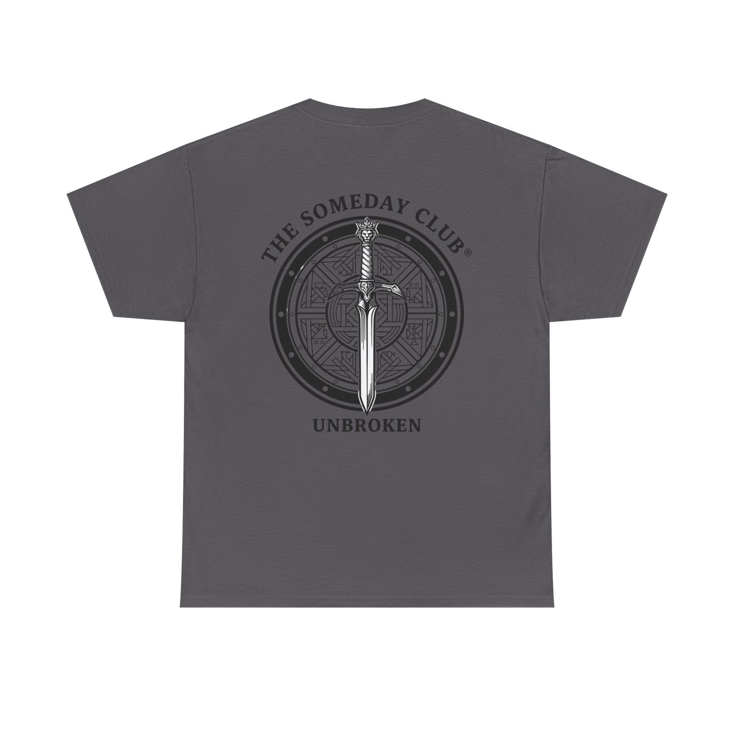 The Someday Club™ - Sword and Shield - Unisex Heavy Cotton Tee