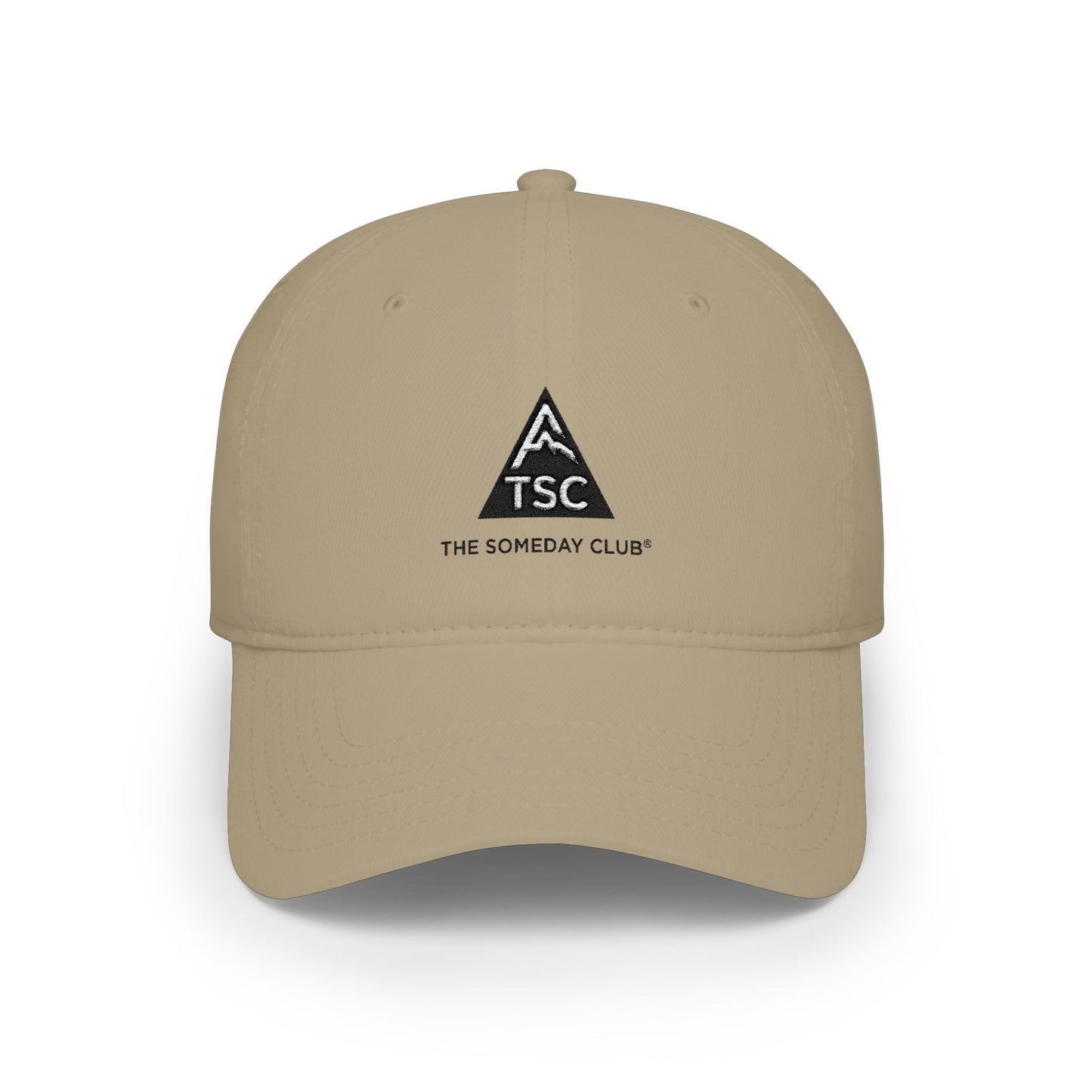 The Someday Club - Low Profile Baseball Cap – Minimal Triangle Logo Dad Hat