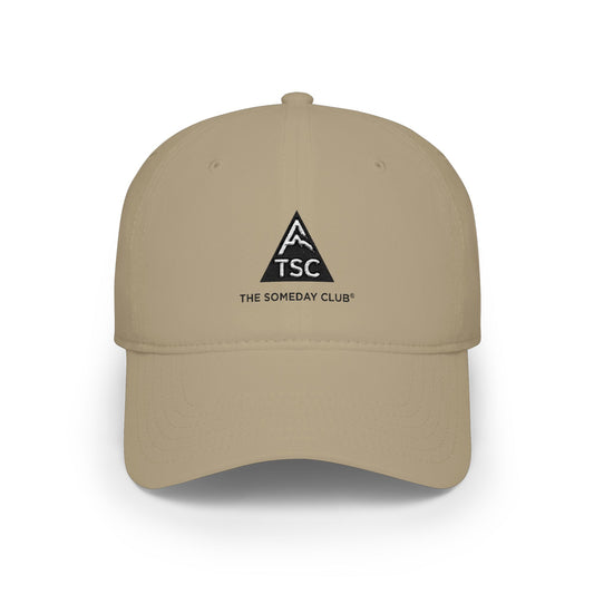 The Someday Club - Low Profile Baseball Cap – Minimal Triangle Logo Dad Hat