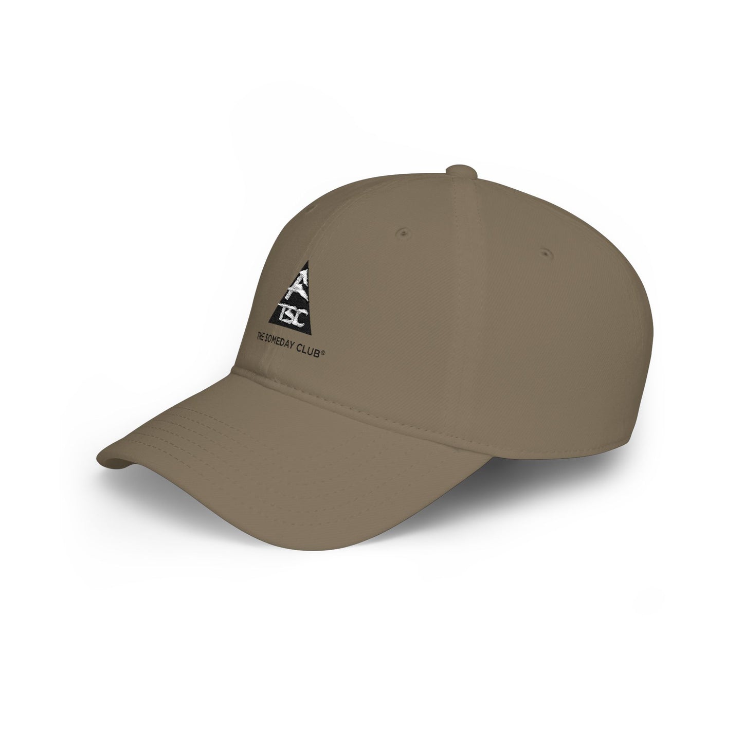 The Someday Club - Low Profile Baseball Cap – Minimal Triangle Logo Dad Hat