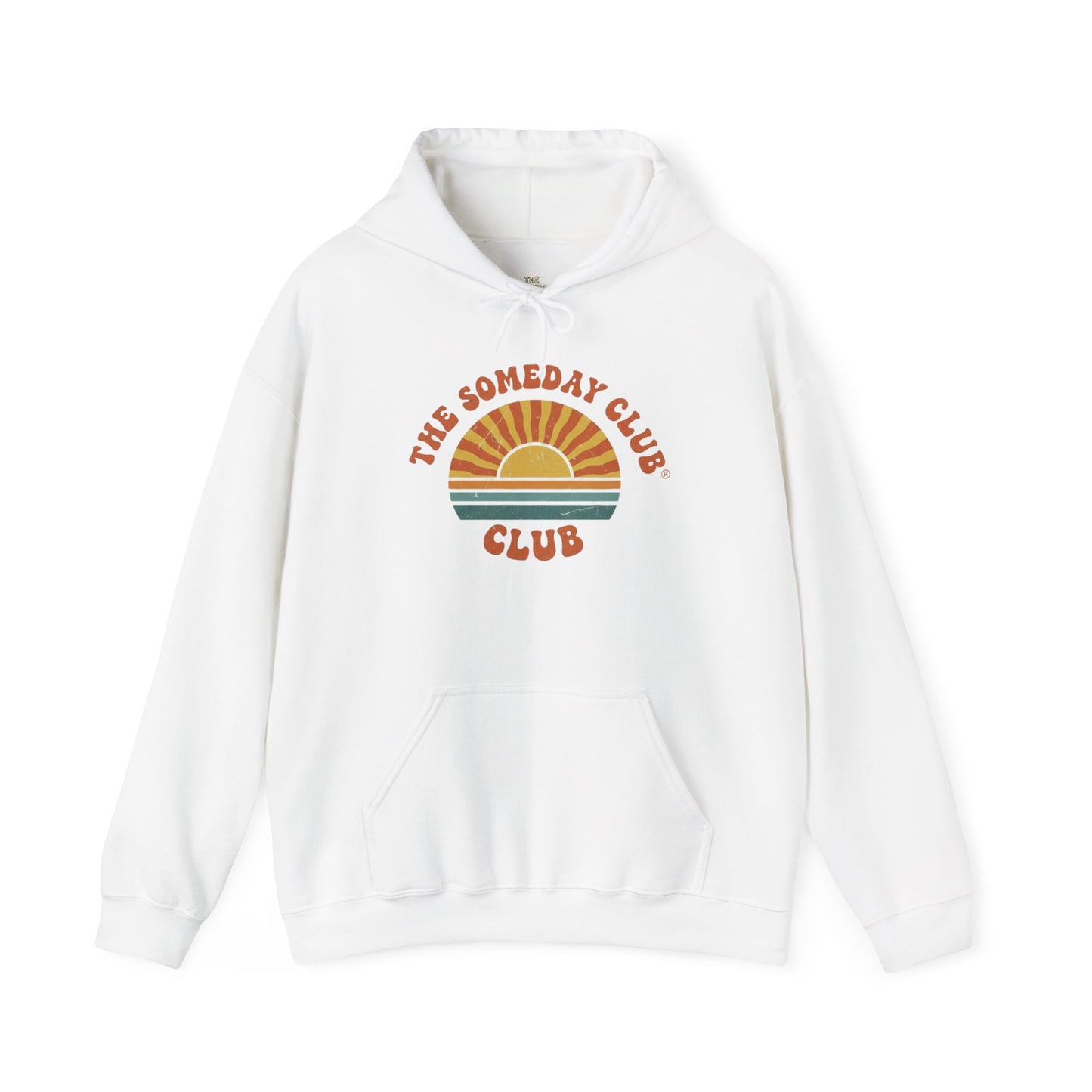 The Someday Club™ Retro, Unisex Heavy Blend™ Hooded Sweatshirt