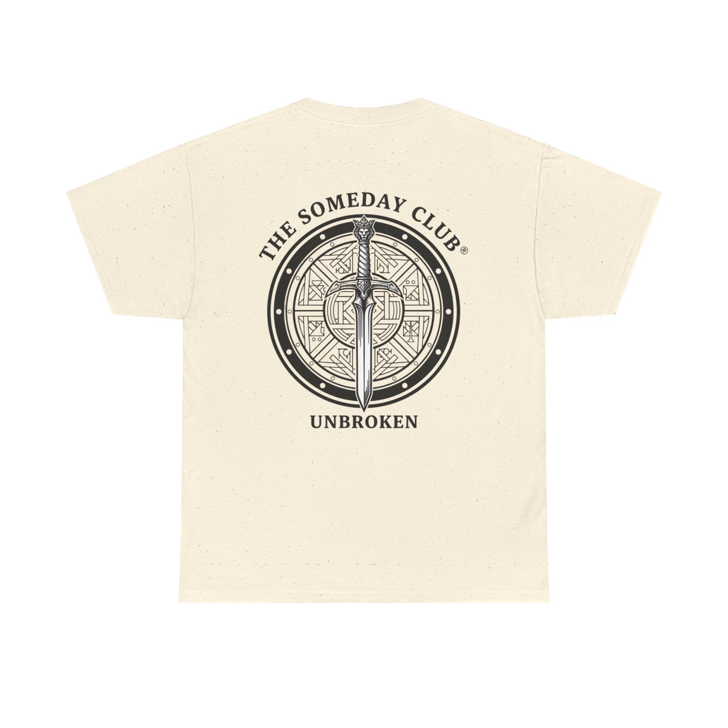 The Someday Club™ - Sword and Shield - Unisex Heavy Cotton Tee