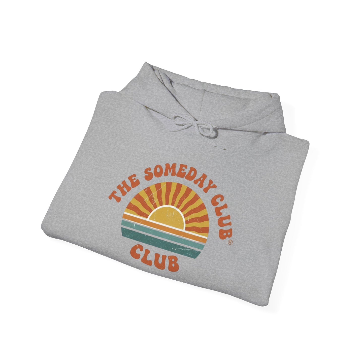 The Someday Club™ Retro, Unisex Heavy Blend™ Hooded Sweatshirt
