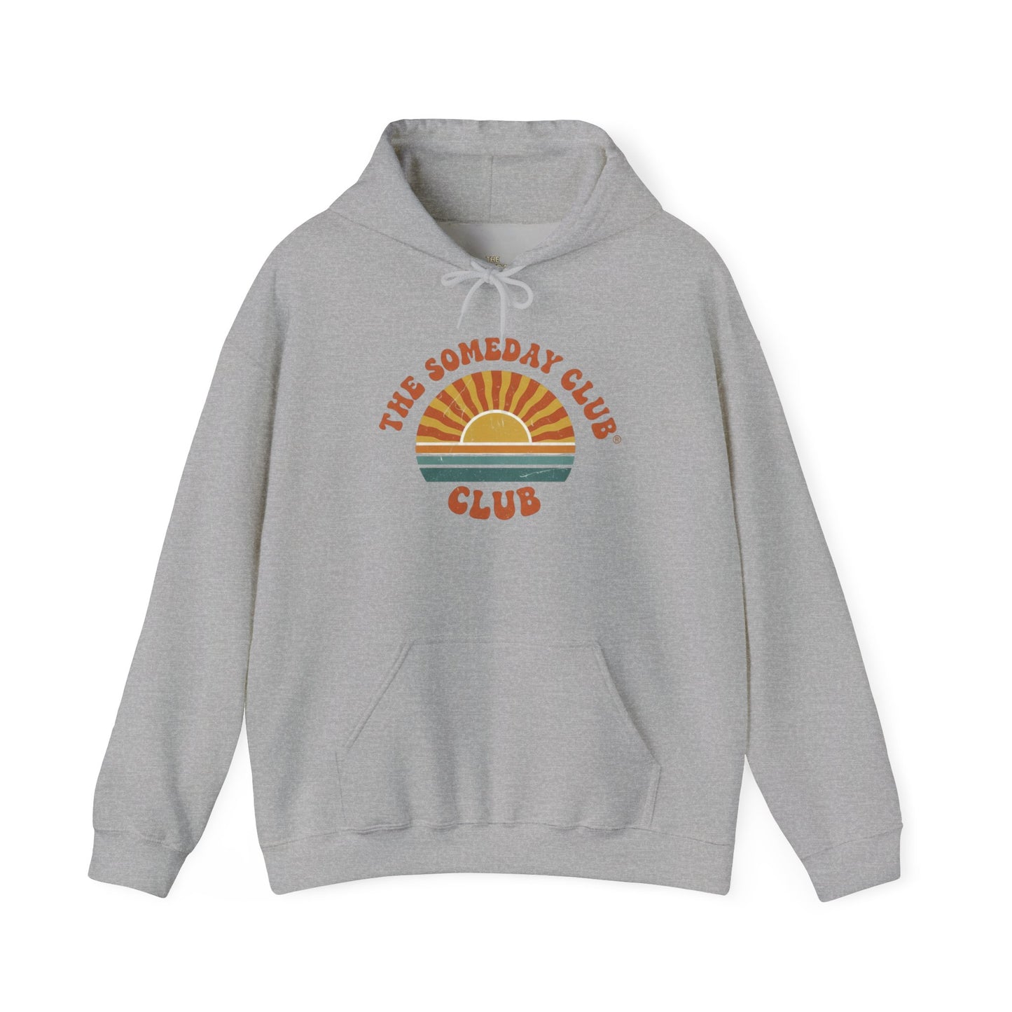The Someday Club™ Retro, Unisex Heavy Blend™ Hooded Sweatshirt