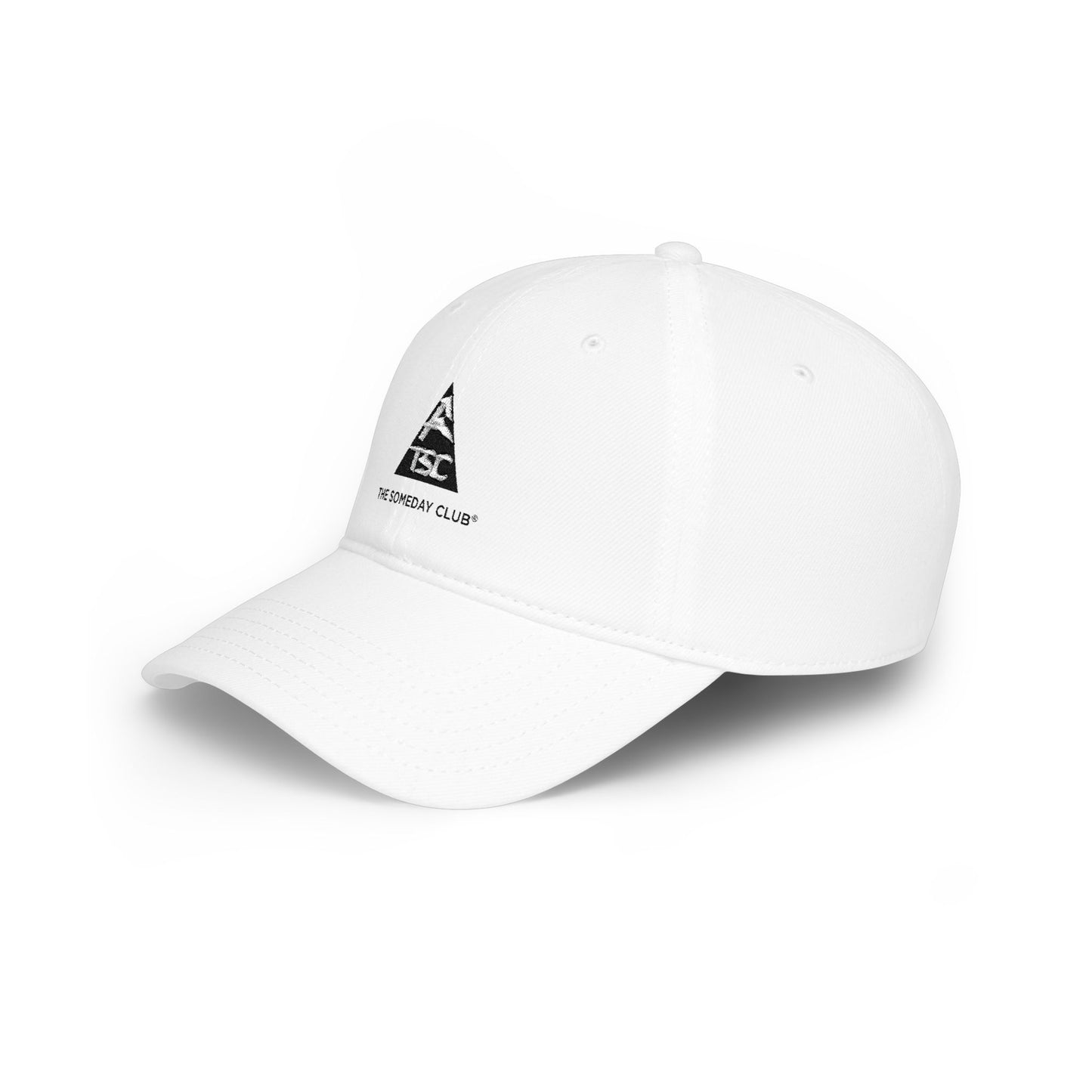 The Someday Club - Low Profile Baseball Cap – Minimal Triangle Logo Dad Hat