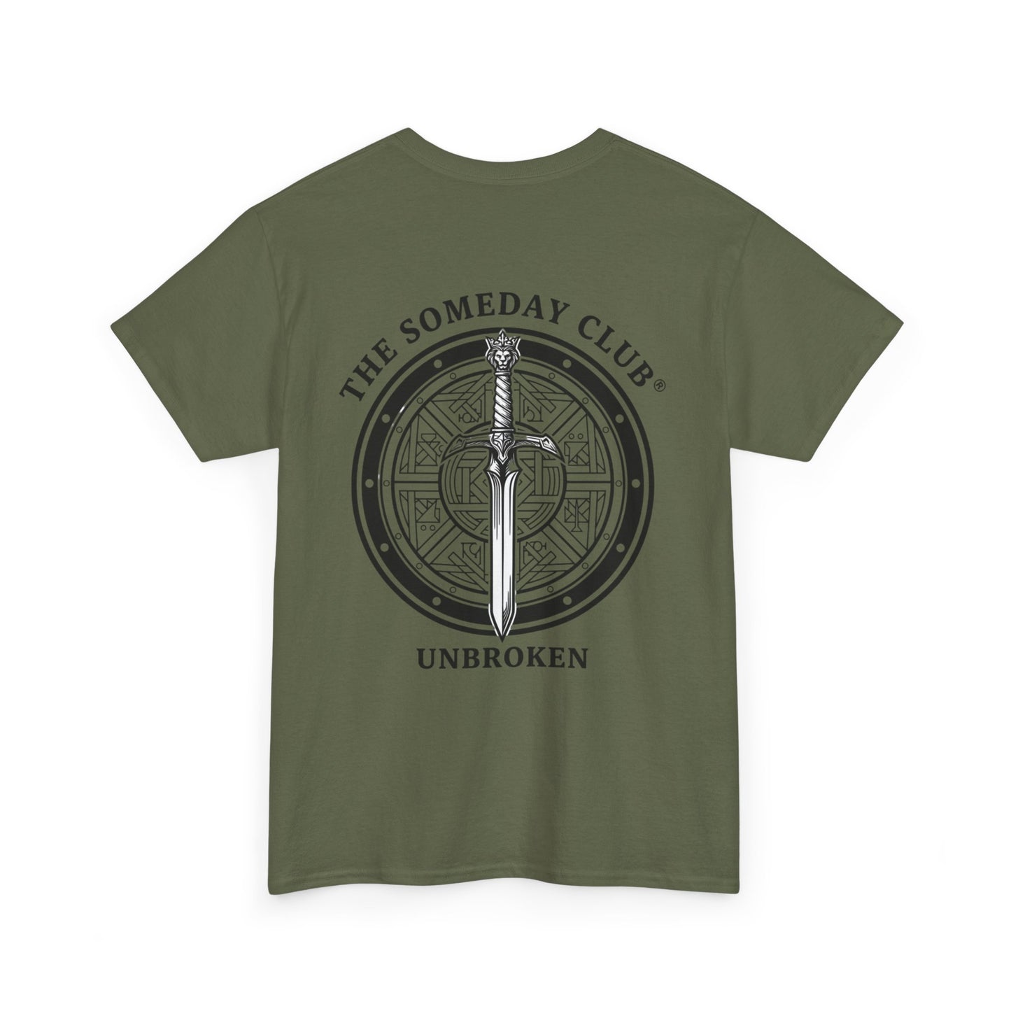 The Someday Club™ - Sword and Shield - Unisex Heavy Cotton Tee