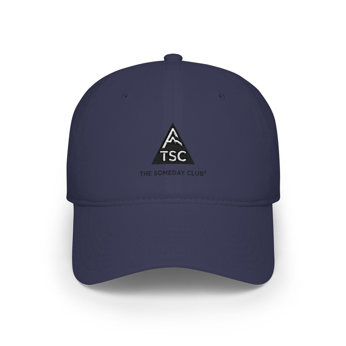 The Someday Club - Low Profile Baseball Cap – Minimal Triangle Logo Dad Hat