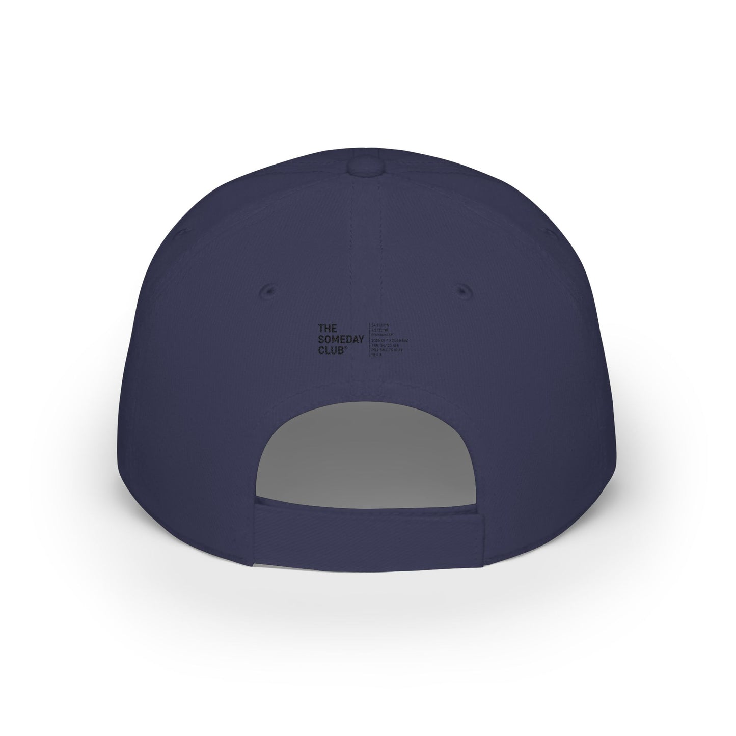 The Someday Club - Low Profile Baseball Cap – Minimal Triangle Logo Dad Hat