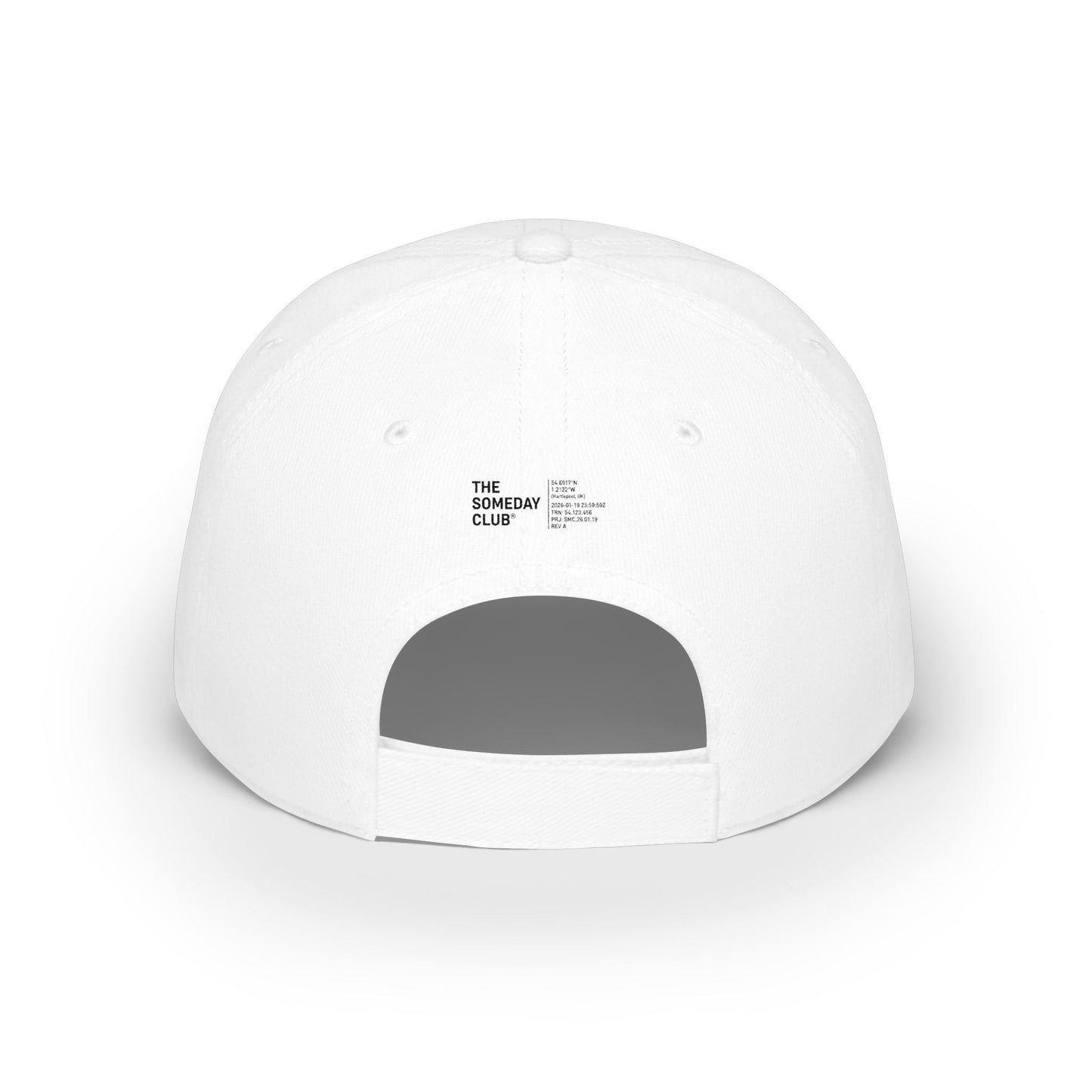 The Someday Club - Low Profile Baseball Cap – Minimal Triangle Logo Dad Hat