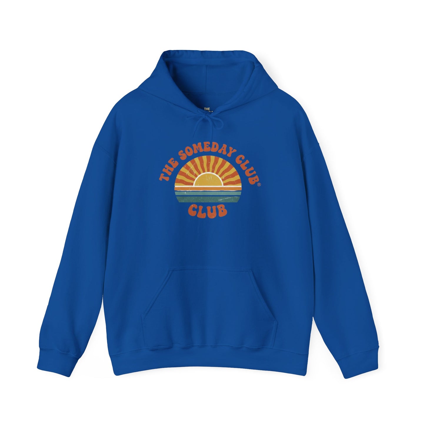The Someday Club™ Retro, Unisex Heavy Blend™ Hooded Sweatshirt