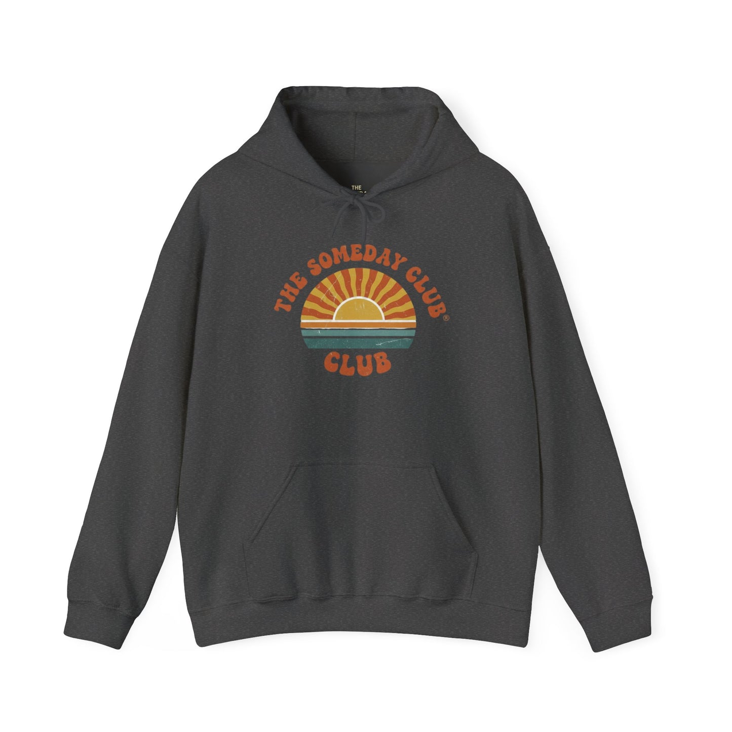 The Someday Club™ Retro, Unisex Heavy Blend™ Hooded Sweatshirt